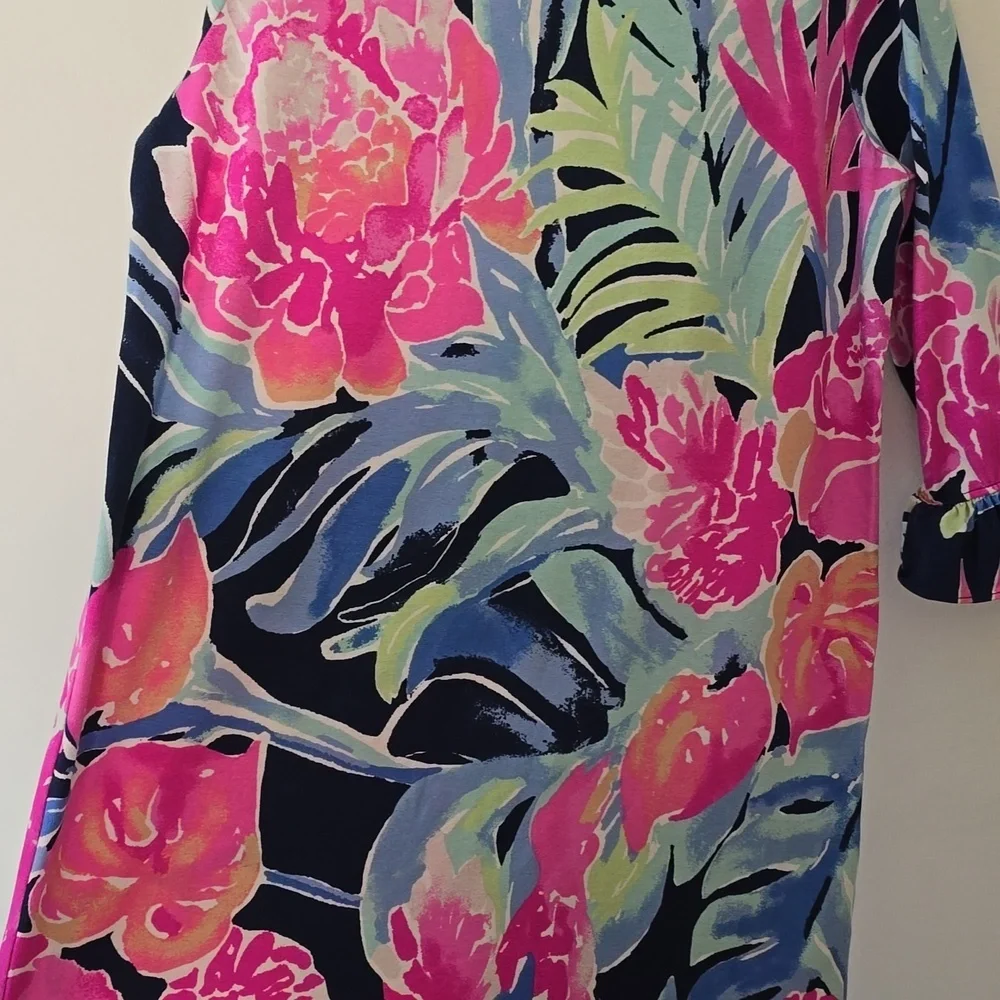 Lilly Pulitzer Tropical Girl's Dress sz 8-10 yrs